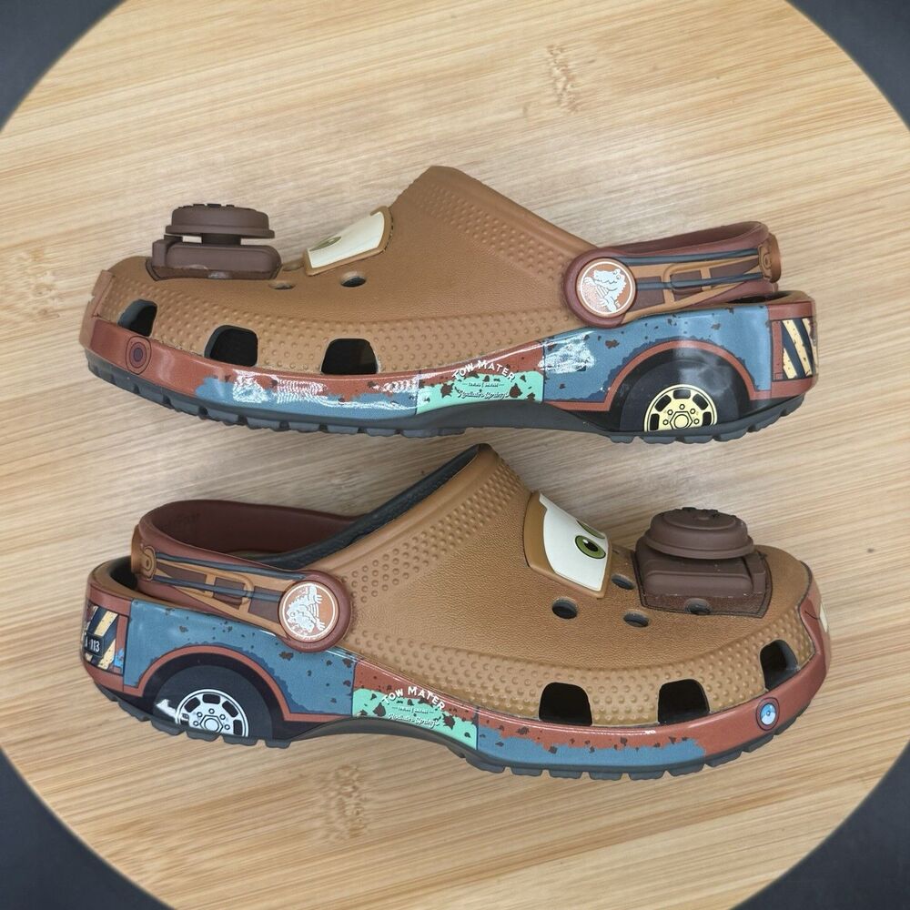 Disney Pixar Mater Crocs Kids’ Size C13 Clogs Shoes - Picture 3 of 10